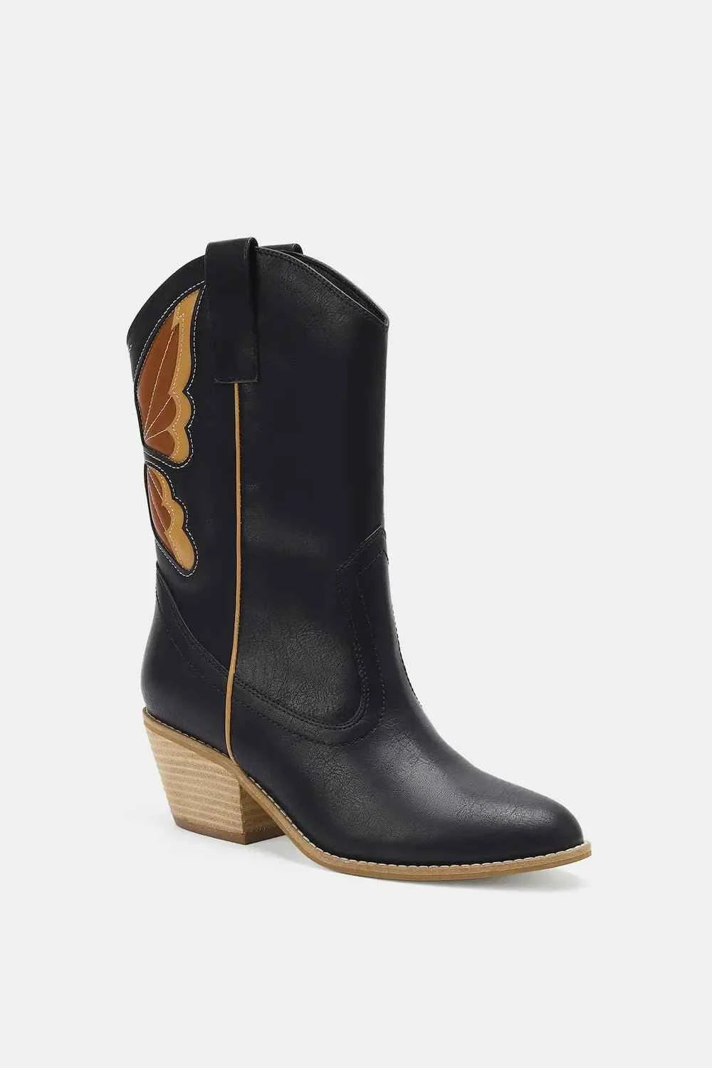 Beast Fashion Butterfly Cut : Detail Point Toe Boots