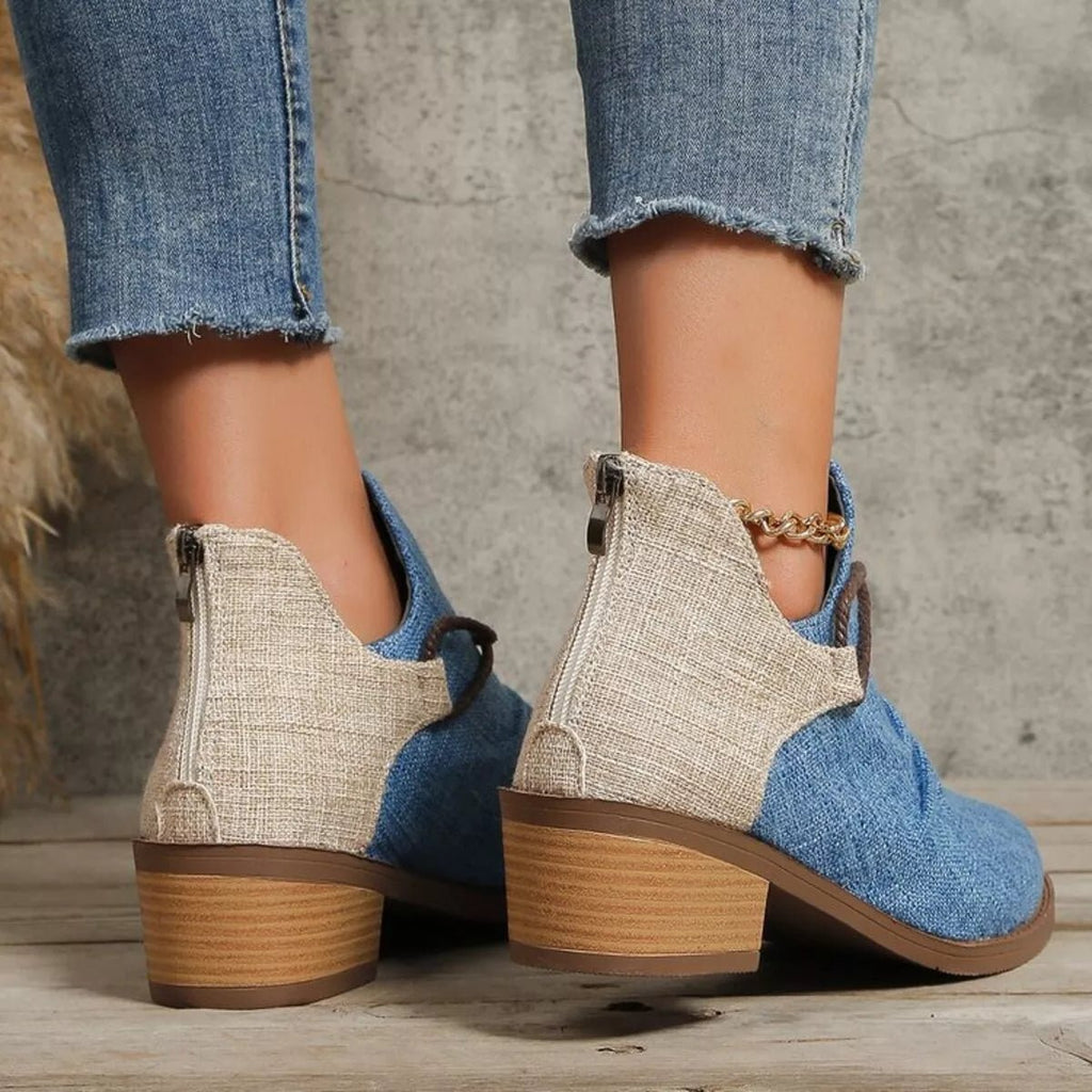 Stylish Block Heel Ankle Boots - ꫀꪶꫀᧁꪖꪀᥴꫀ꠸ᠻꪗ~ 𝔈𝔪𝔟𝔯𝔞𝔠𝔢 𝔈𝔩𝔢𝔤𝔞𝔫𝔠𝔢