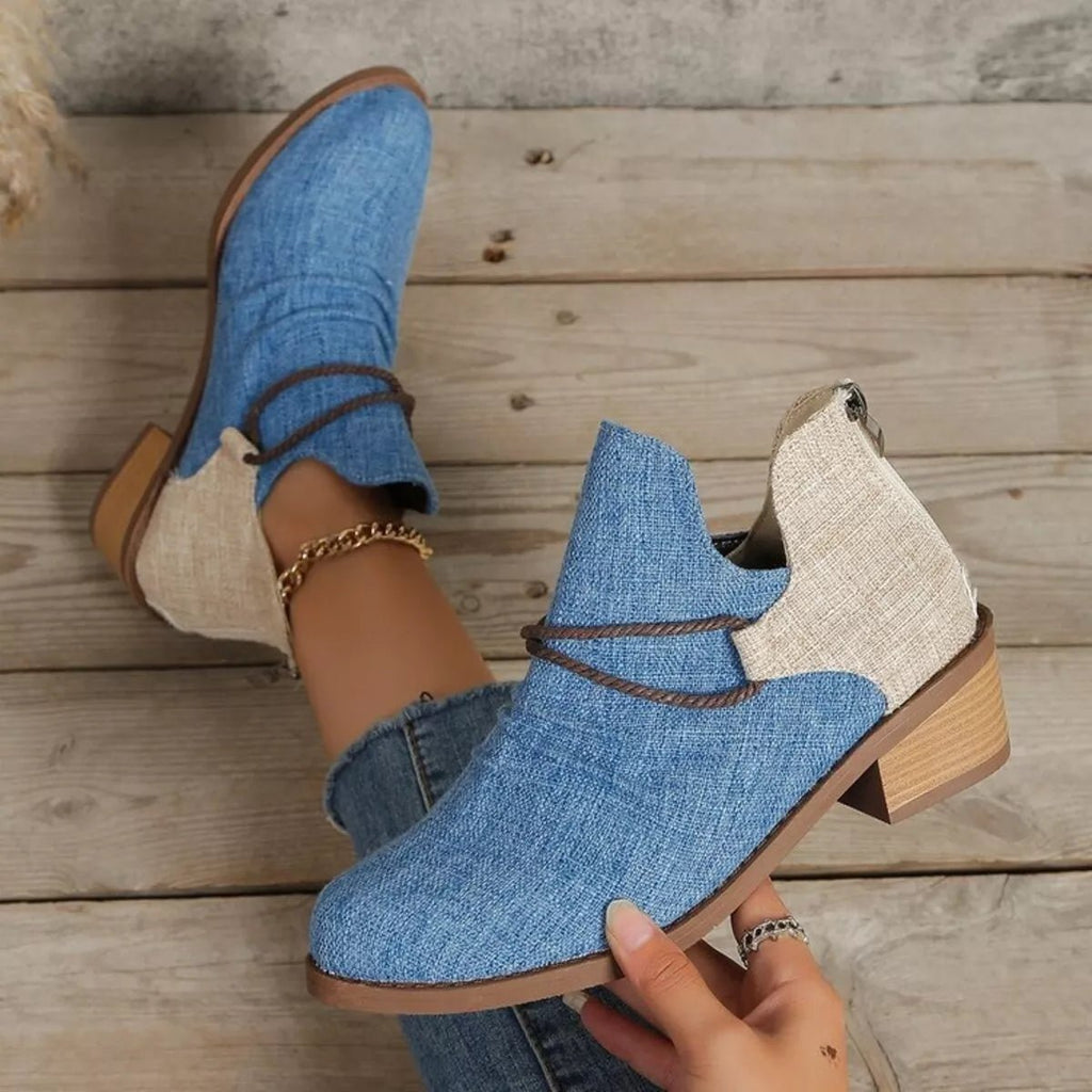 Stylish Block Heel Ankle Boots - ꫀꪶꫀᧁꪖꪀᥴꫀ꠸ᠻꪗ~ 𝔈𝔪𝔟𝔯𝔞𝔠𝔢 𝔈𝔩𝔢𝔤𝔞𝔫𝔠𝔢