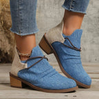 Stylish Block Heel Ankle Boots - ꫀꪶꫀᧁꪖꪀᥴꫀ꠸ᠻꪗ~ 𝔈𝔪𝔟𝔯𝔞𝔠𝔢 𝔈𝔩𝔢𝔤𝔞𝔫𝔠𝔢