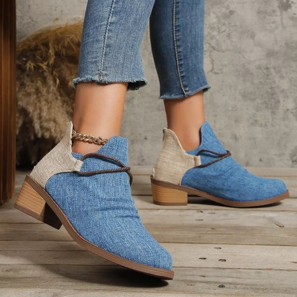 Stylish Block Heel Ankle Boots - ꫀꪶꫀᧁꪖꪀᥴꫀ꠸ᠻꪗ~ 𝔈𝔪𝔟𝔯𝔞𝔠𝔢 𝔈𝔩𝔢𝔤𝔞𝔫𝔠𝔢