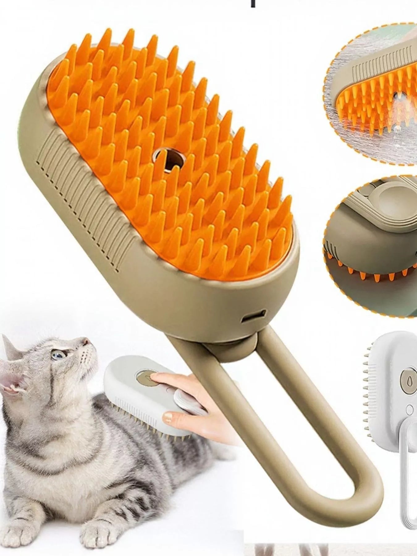 Pet Bath Massage Brush - Gentle Cleaning - ꫀꪶꫀᧁꪖꪀᥴꫀ꠸ᠻꪗ~ 𝔈𝔪𝔟𝔯𝔞𝔠𝔢 𝔈𝔩𝔢𝔤𝔞𝔫𝔠𝔢