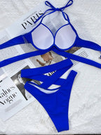 Fashion Crisscross Halter Neck Bikini Set - ꫀꪶꫀᧁꪖꪀᥴꫀ꠸ᠻꪗ~ 𝔈𝔪𝔟𝔯𝔞𝔠𝔢 𝔈𝔩𝔢𝔤𝔞𝔫𝔠𝔢