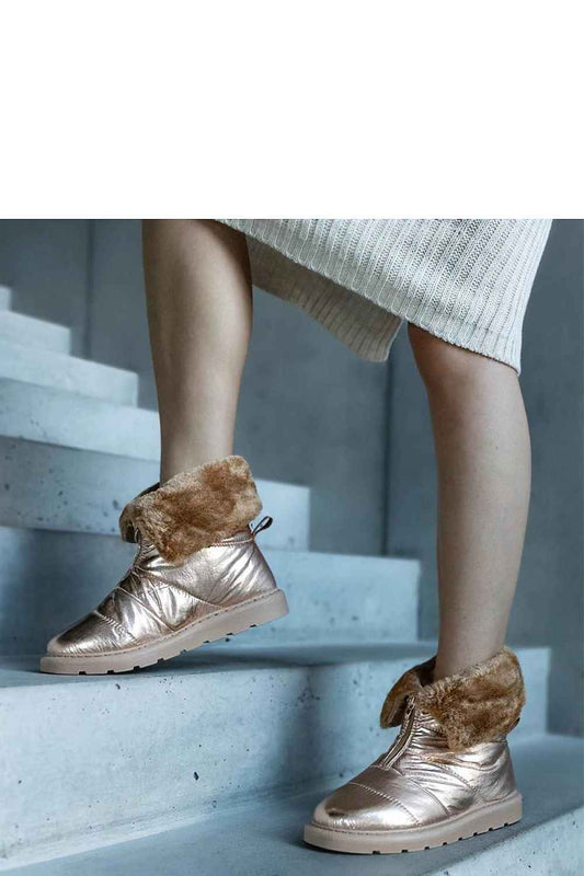 Gold Insulated: Puffer Booties