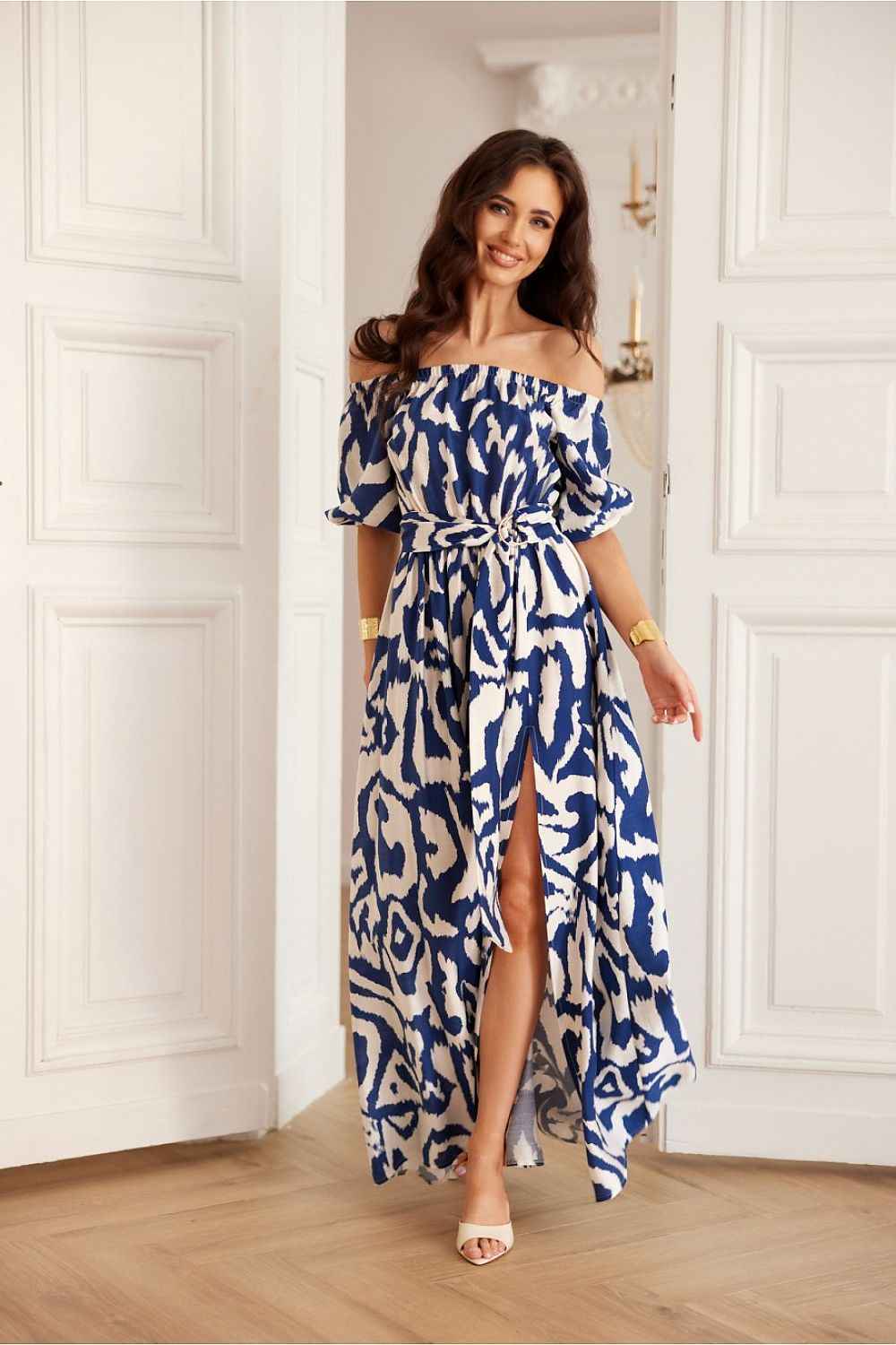 Vittoria: Off The Shoulder Maxi Dress