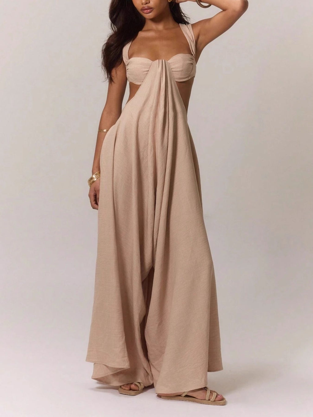 Neck Cutout Sweetheart Maxi Dress - ꫀꪶꫀᧁꪖꪀᥴꫀ꠸ᠻꪗ~ 𝔈𝔪𝔟𝔯𝔞𝔠𝔢 𝔈𝔩𝔢𝔤𝔞𝔫𝔠𝔢