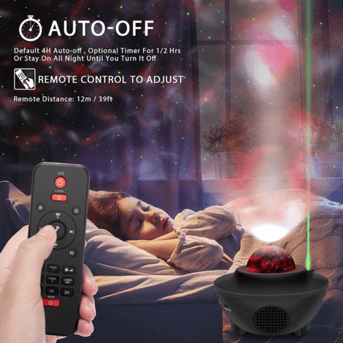 Bluetooth Speaker Galaxy Projector: Colorful Starry Sky