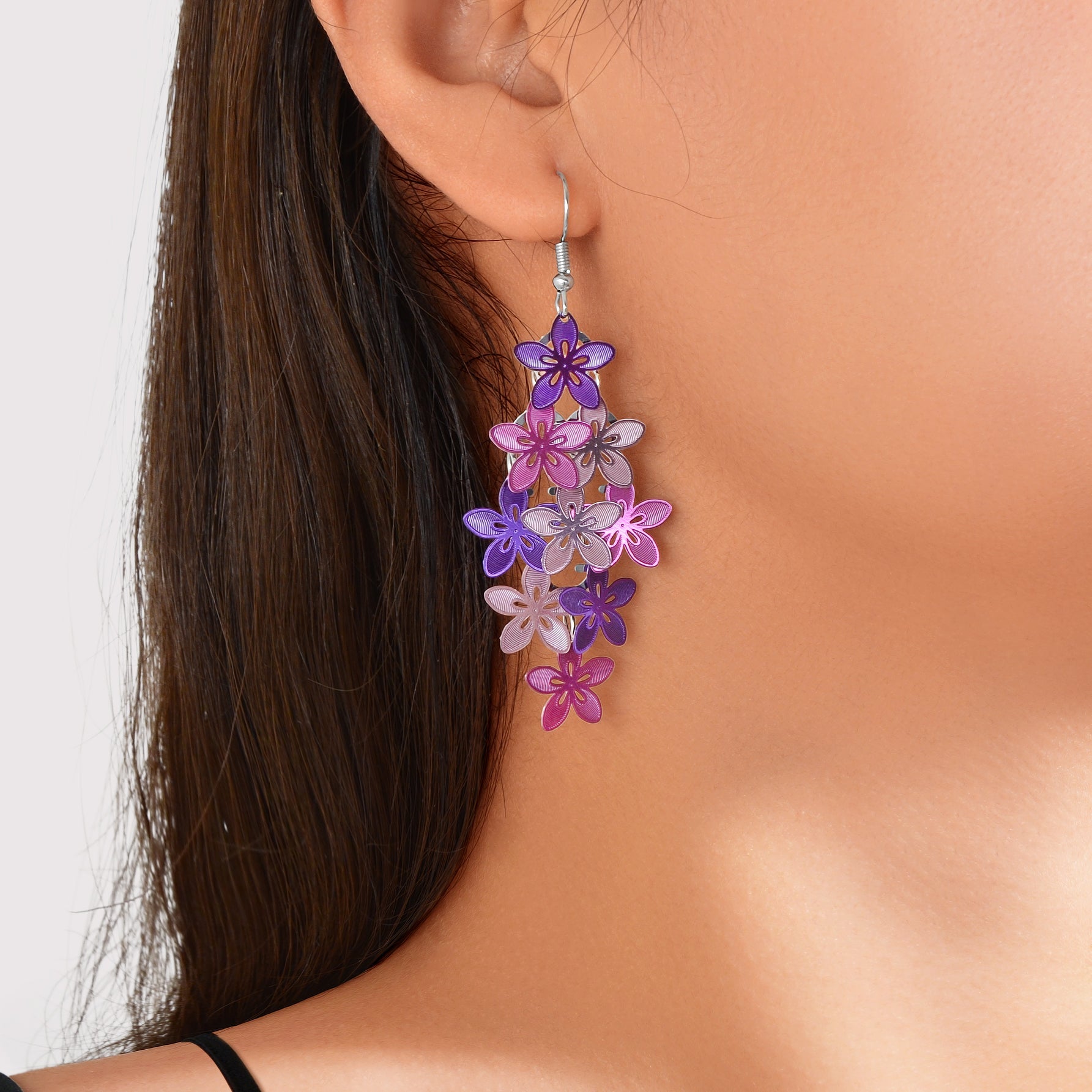 Fashion Flower Dangle Chandelier Earrings - ꫀꪶꫀᧁꪖꪀᥴꫀ꠸ᠻꪗ~ 𝔈𝔪𝔟𝔯𝔞𝔠𝔢 𝔈𝔩𝔢𝔤𝔞𝔫𝔠𝔢