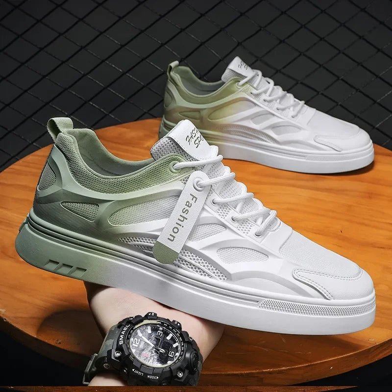Fashion Men Lace - up Platform Tennis Shoes - ꫀꪶꫀᧁꪖꪀᥴꫀ꠸ᠻꪗ~ 𝔈𝔪𝔟𝔯𝔞𝔠𝔢 𝔈𝔩𝔢𝔤𝔞𝔫𝔠𝔢