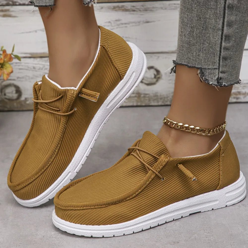 Fashion Round Toe Canvas Sneakers - ꫀꪶꫀᧁꪖꪀᥴꫀ꠸ᠻꪗ~ 𝔈𝔪𝔟𝔯𝔞𝔠𝔢 𝔈𝔩𝔢𝔤𝔞𝔫𝔠𝔢