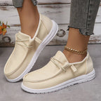 Fashion Round Toe Canvas Sneakers - ꫀꪶꫀᧁꪖꪀᥴꫀ꠸ᠻꪗ~ 𝔈𝔪𝔟𝔯𝔞𝔠𝔢 𝔈𝔩𝔢𝔤𝔞𝔫𝔠𝔢