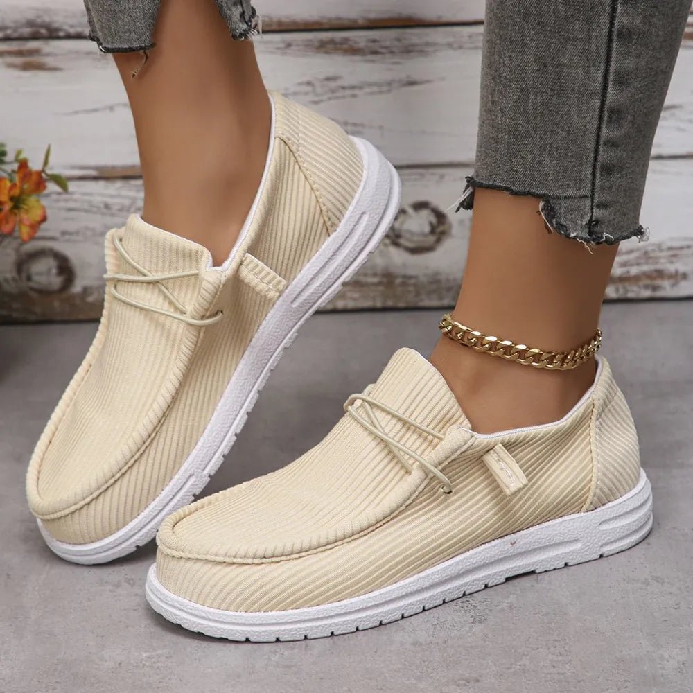 Fashion Round Toe Canvas Sneakers - ꫀꪶꫀᧁꪖꪀᥴꫀ꠸ᠻꪗ~ 𝔈𝔪𝔟𝔯𝔞𝔠𝔢 𝔈𝔩𝔢𝔤𝔞𝔫𝔠𝔢