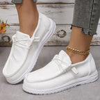 Fashion Round Toe Canvas Sneakers - ꫀꪶꫀᧁꪖꪀᥴꫀ꠸ᠻꪗ~ 𝔈𝔪𝔟𝔯𝔞𝔠𝔢 𝔈𝔩𝔢𝔤𝔞𝔫𝔠𝔢