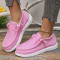 Fashion Round Toe Canvas Sneakers - ꫀꪶꫀᧁꪖꪀᥴꫀ꠸ᠻꪗ~ 𝔈𝔪𝔟𝔯𝔞𝔠𝔢 𝔈𝔩𝔢𝔤𝔞𝔫𝔠𝔢