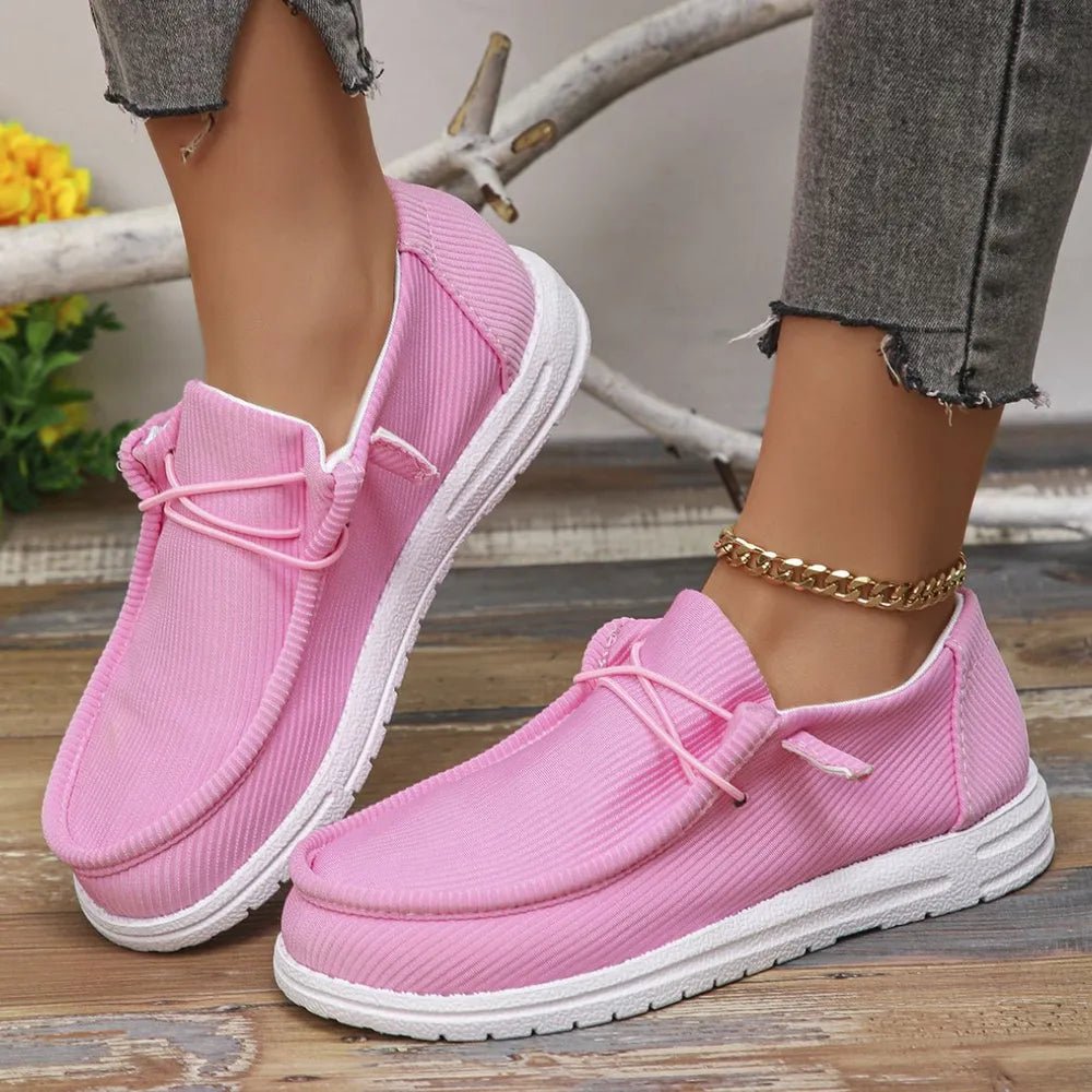 Fashion Round Toe Canvas Sneakers - ꫀꪶꫀᧁꪖꪀᥴꫀ꠸ᠻꪗ~ 𝔈𝔪𝔟𝔯𝔞𝔠𝔢 𝔈𝔩𝔢𝔤𝔞𝔫𝔠𝔢