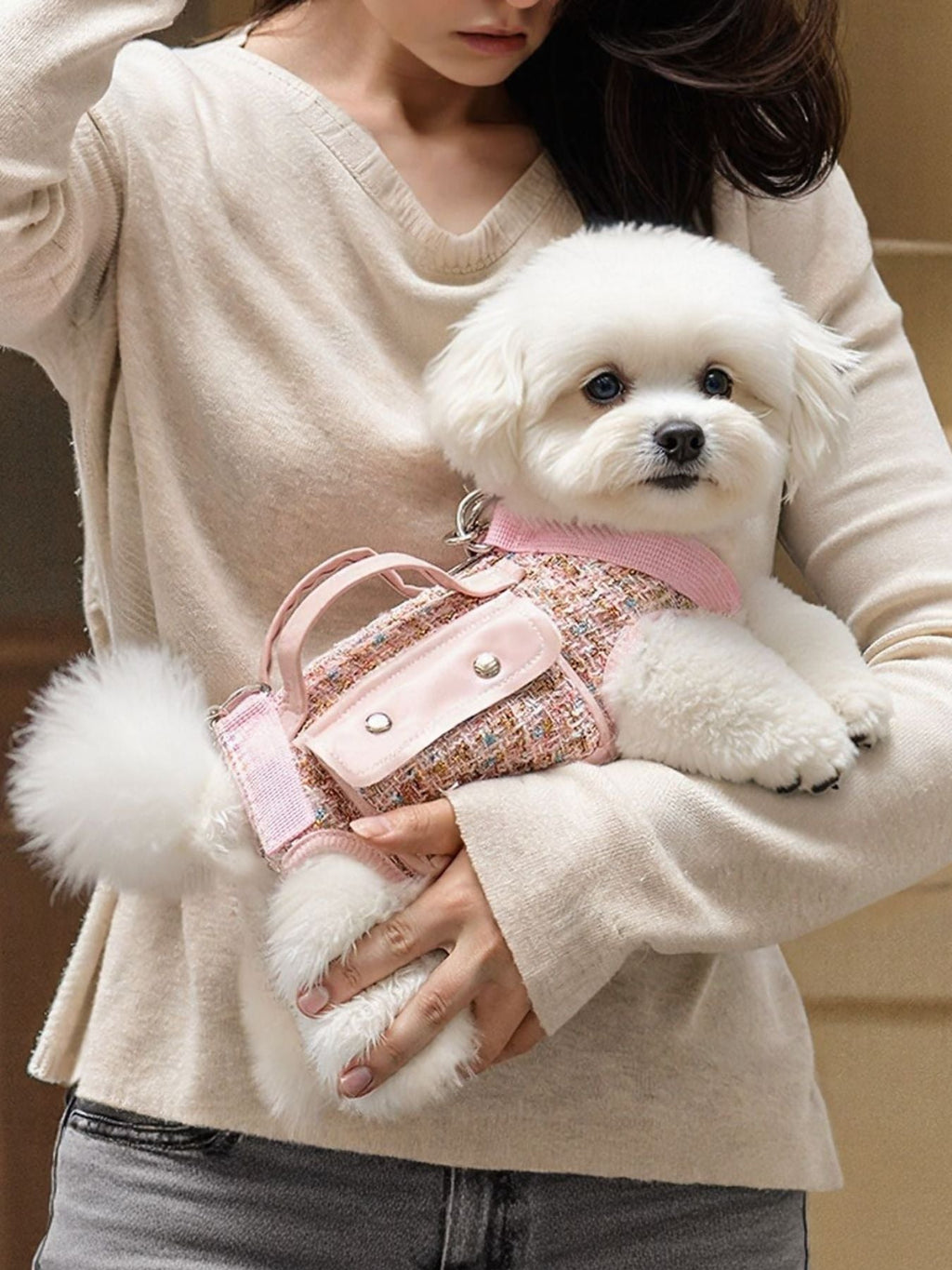Fashionable Pet Harness With Strap - ꫀꪶꫀᧁꪖꪀᥴꫀ꠸ᠻꪗ~ 𝔈𝔪𝔟𝔯𝔞𝔠𝔢 𝔈𝔩𝔢𝔤𝔞𝔫𝔠𝔢