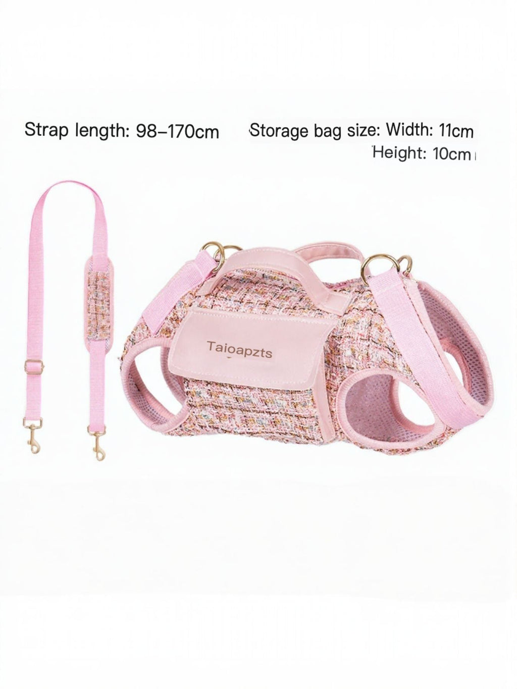 Fashionable Pet Harness With Strap - ꫀꪶꫀᧁꪖꪀᥴꫀ꠸ᠻꪗ~ 𝔈𝔪𝔟𝔯𝔞𝔠𝔢 𝔈𝔩𝔢𝔤𝔞𝔫𝔠𝔢