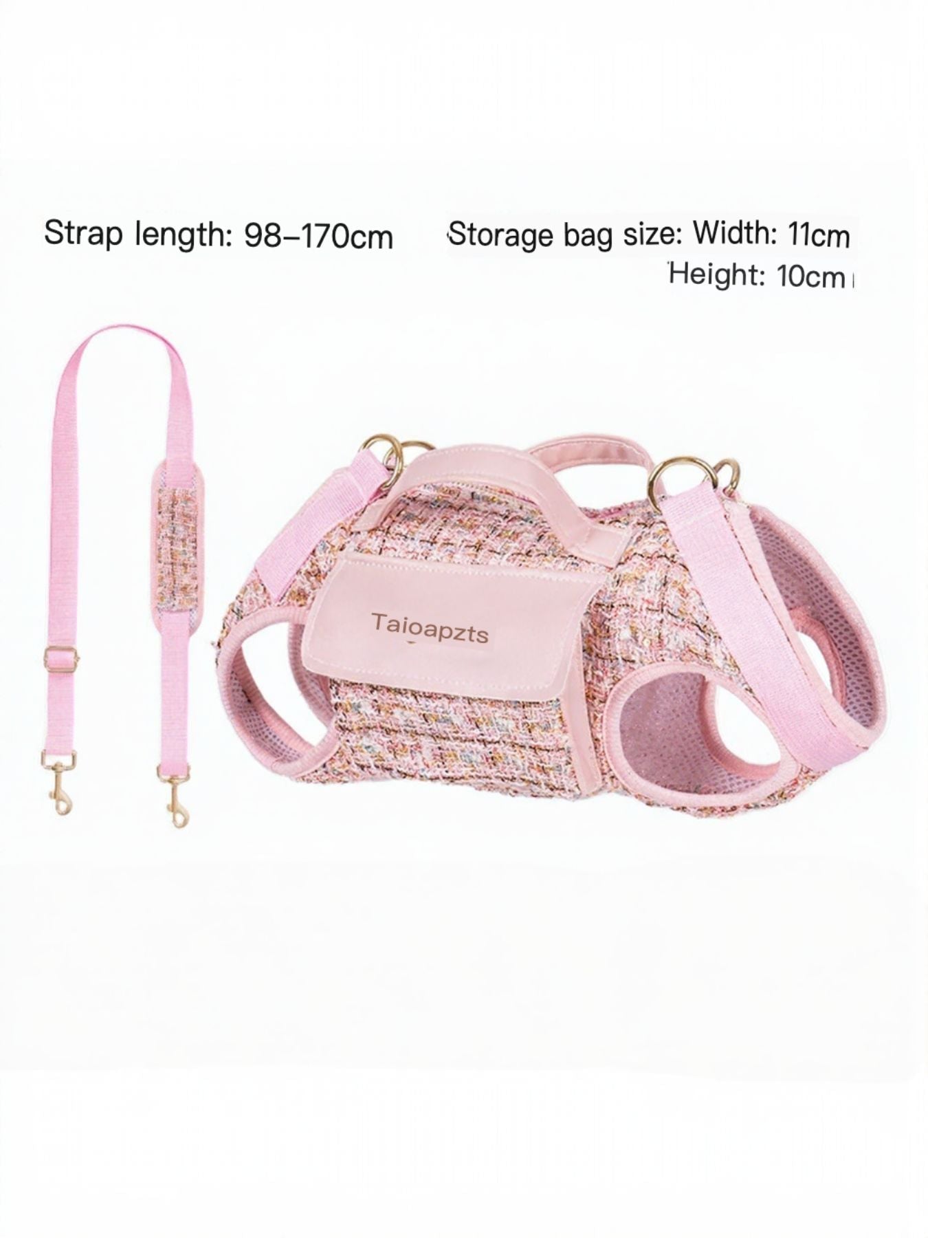 Fashionable Pet Harness With Strap - ꫀꪶꫀᧁꪖꪀᥴꫀ꠸ᠻꪗ~ 𝔈𝔪𝔟𝔯𝔞𝔠𝔢 𝔈𝔩𝔢𝔤𝔞𝔫𝔠𝔢