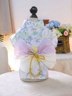 Fashionable Printed Pet Dress With Bow - ꫀꪶꫀᧁꪖꪀᥴꫀ꠸ᠻꪗ~ 𝔈𝔪𝔟𝔯𝔞𝔠𝔢 𝔈𝔩𝔢𝔤𝔞𝔫𝔠𝔢