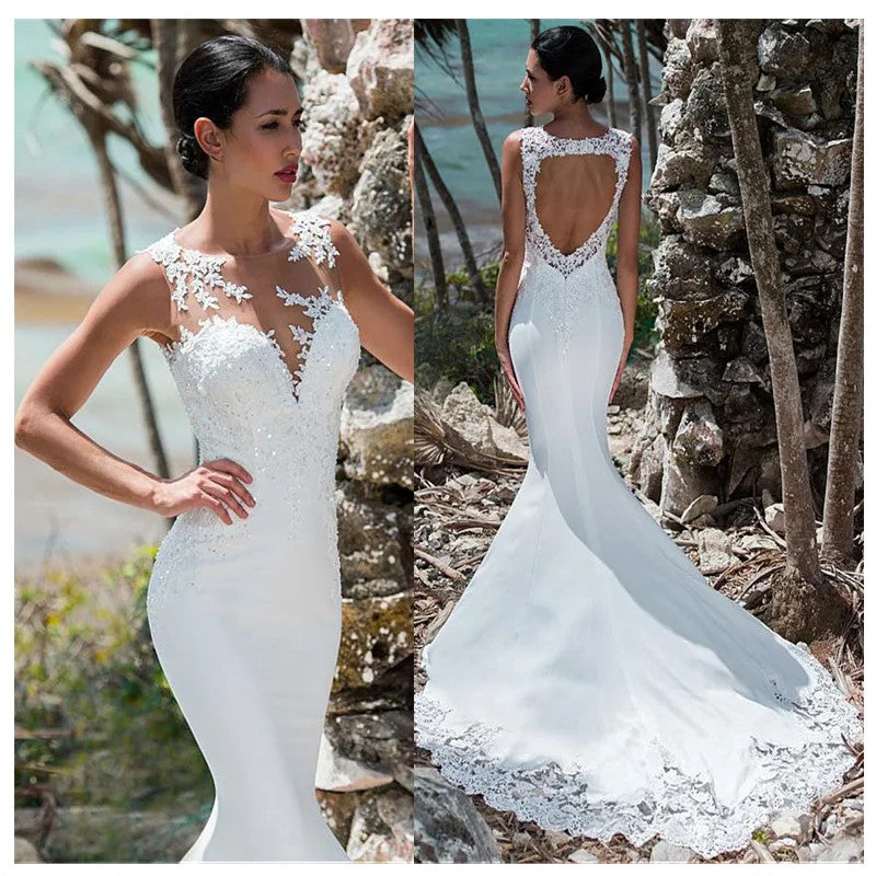 LORIE Sexy Mermaid Wedding Dress-1