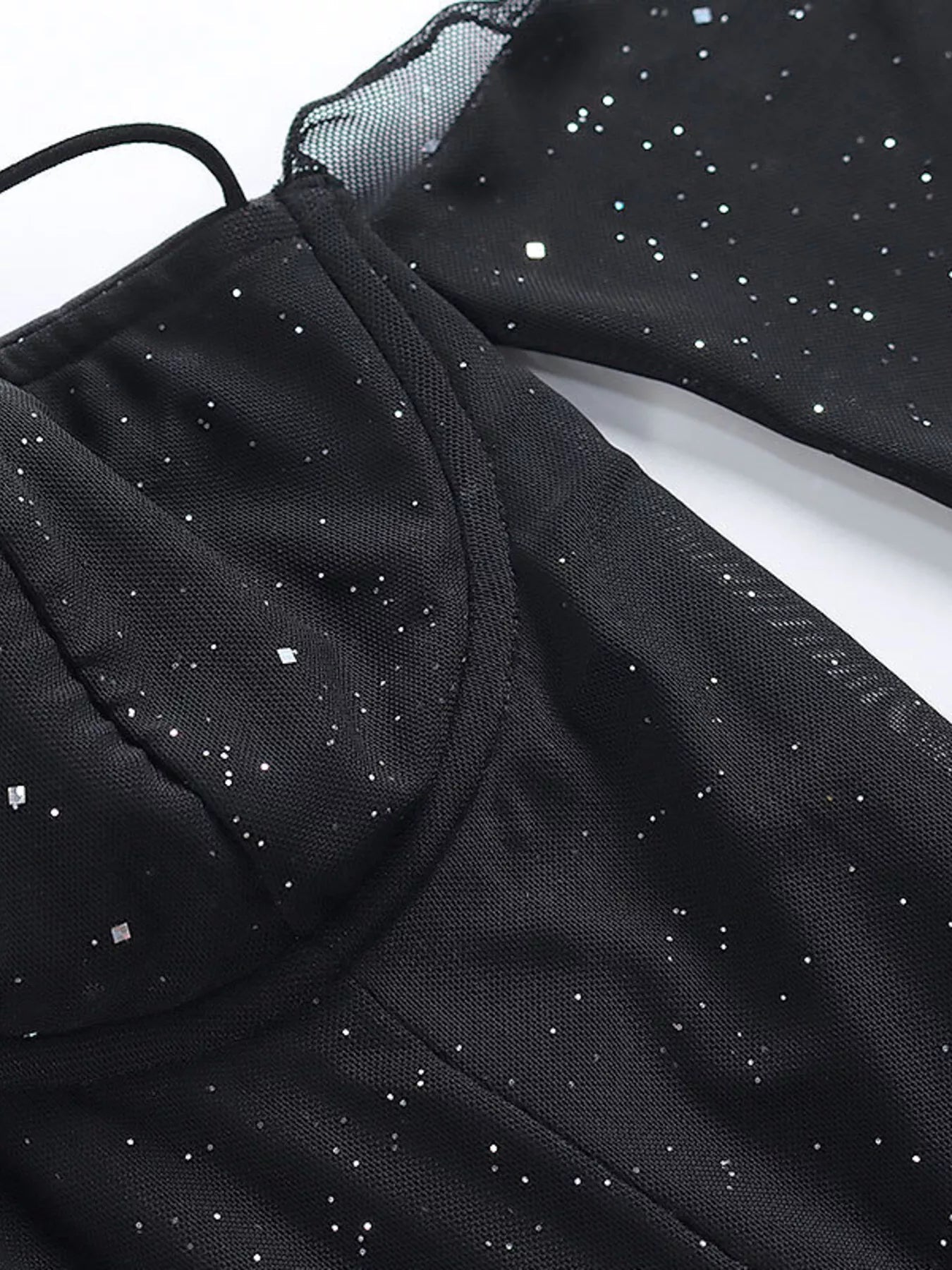 Glitter Mini Dress with Sleeves - ꫀꪶꫀᧁꪖꪀᥴꫀ꠸ᠻꪗ~ 𝔈𝔪𝔟𝔯𝔞𝔠𝔢 𝔈𝔩𝔢𝔤𝔞𝔫𝔠𝔢