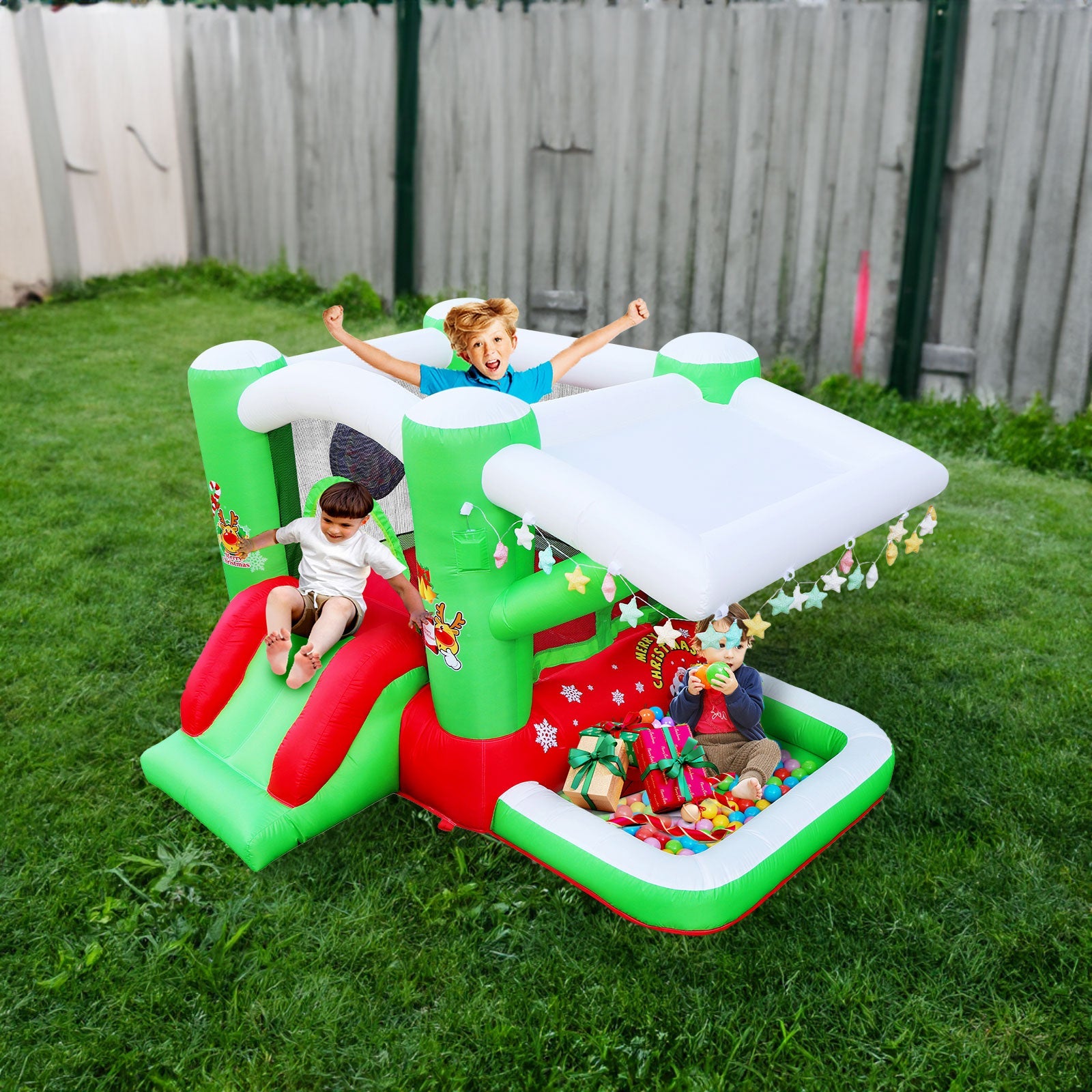 Jump 'n Slide Inflatable Bouncer for Kids - ꫀꪶꫀᧁꪖꪀᥴꫀ꠸ᠻꪗ~ 𝔈𝔪𝔟𝔯𝔞𝔠𝔢 𝔈𝔩𝔢𝔤𝔞𝔫𝔠𝔢