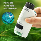 Kids Educational Pocket Handheld Microscope with LED Light - ꫀꪶꫀᧁꪖꪀᥴꫀ꠸ᠻꪗ~ 𝔈𝔪𝔟𝔯𝔞𝔠𝔢 𝔈𝔩𝔢𝔤𝔞𝔫𝔠𝔢