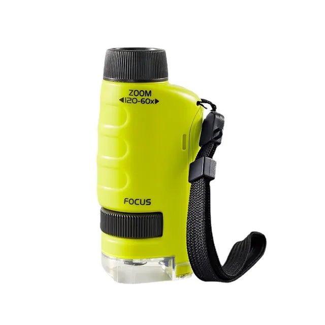 Kids Educational Pocket Handheld Microscope with LED Light - ꫀꪶꫀᧁꪖꪀᥴꫀ꠸ᠻꪗ~ 𝔈𝔪𝔟𝔯𝔞𝔠𝔢 𝔈𝔩𝔢𝔤𝔞𝔫𝔠𝔢