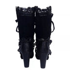 Stylish Fashion Lace Up Heels Boots - ꫀꪶꫀᧁꪖꪀᥴꫀ꠸ᠻꪗ~ 𝔈𝔪𝔟𝔯𝔞𝔠𝔢 𝔈𝔩𝔢𝔤𝔞𝔫𝔠𝔢