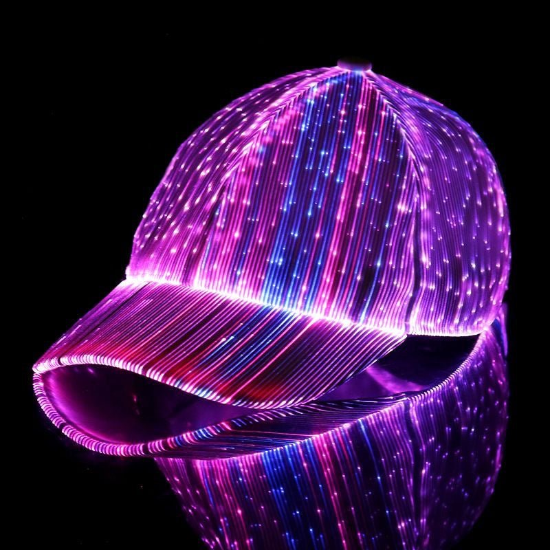 LED Fiber Optic Light-Up Baseball Cap - ꫀꪶꫀᧁꪖꪀᥴꫀ꠸ᠻꪗ~ 𝔈𝔪𝔟𝔯𝔞𝔠𝔢 𝔈𝔩𝔢𝔤𝔞𝔫𝔠𝔢