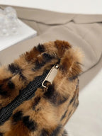 Leopard Fluff Handbag With Zip - ꫀꪶꫀᧁꪖꪀᥴꫀ꠸ᠻꪗ~ 𝔈𝔪𝔟𝔯𝔞𝔠𝔢 𝔈𝔩𝔢𝔤𝔞𝔫𝔠𝔢