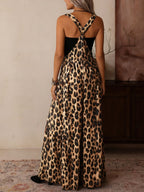 Stylish Leopard Print Wide Leg Overalls Jumpsuits - ꫀꪶꫀᧁꪖꪀᥴꫀ꠸ᠻꪗ~ 𝔈𝔪𝔟𝔯𝔞𝔠𝔢 𝔈𝔩𝔢𝔤𝔞𝔫𝔠𝔢