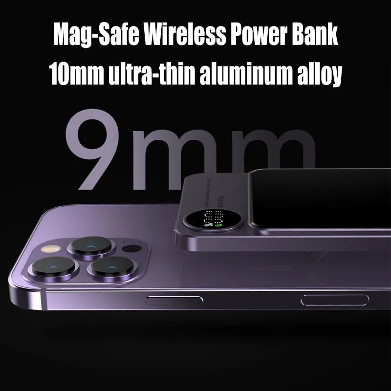 Magnetic Power Bank Wireless External Auxiliary Battery Pack - ꫀꪶꫀᧁꪖꪀᥴꫀ꠸ᠻꪗ~ 𝔈𝔪𝔟𝔯𝔞𝔠𝔢 𝔈𝔩𝔢𝔤𝔞𝔫𝔠𝔢