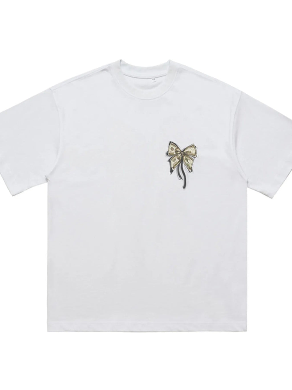 Men's Bow Graphic Oversized T-Shirt - ꫀꪶꫀᧁꪖꪀᥴꫀ꠸ᠻꪗ~ 𝔈𝔪𝔟𝔯𝔞𝔠𝔢 𝔈𝔩𝔢𝔤𝔞𝔫𝔠𝔢