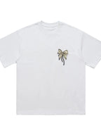 Men's Bow Graphic Oversized T-Shirt - ꫀꪶꫀᧁꪖꪀᥴꫀ꠸ᠻꪗ~ 𝔈𝔪𝔟𝔯𝔞𝔠𝔢 𝔈𝔩𝔢𝔤𝔞𝔫𝔠𝔢