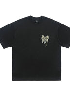 Men's Bow Graphic Oversized T-Shirt - ꫀꪶꫀᧁꪖꪀᥴꫀ꠸ᠻꪗ~ 𝔈𝔪𝔟𝔯𝔞𝔠𝔢 𝔈𝔩𝔢𝔤𝔞𝔫𝔠𝔢