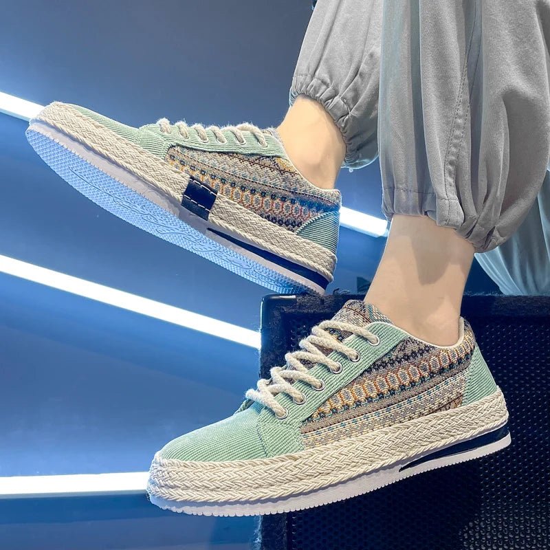 Mens Espadrilles Flat Canvas Sneakers - ꫀꪶꫀᧁꪖꪀᥴꫀ꠸ᠻꪗ~ 𝔈𝔪𝔟𝔯𝔞𝔠𝔢 𝔈𝔩𝔢𝔤𝔞𝔫𝔠𝔢