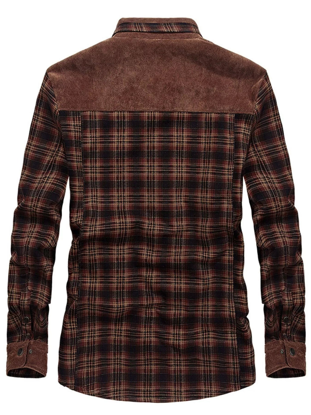 Men's Plaid Fleece Lined Snap Down Jacket - ꫀꪶꫀᧁꪖꪀᥴꫀ꠸ᠻꪗ~ 𝔈𝔪𝔟𝔯𝔞𝔠𝔢 𝔈𝔩𝔢𝔤𝔞𝔫𝔠𝔢