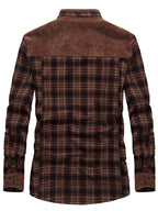 Men's Plaid Fleece Lined Snap Down Jacket - ꫀꪶꫀᧁꪖꪀᥴꫀ꠸ᠻꪗ~ 𝔈𝔪𝔟𝔯𝔞𝔠𝔢 𝔈𝔩𝔢𝔤𝔞𝔫𝔠𝔢