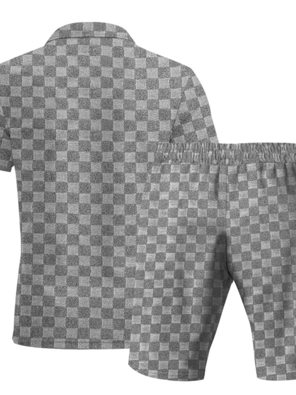 Men's Full Size Quarter Zip Short Sleeve Top and Shorts Set Plus Size - ꫀꪶꫀᧁꪖꪀᥴꫀ꠸ᠻꪗ~ 𝔈𝔪𝔟𝔯𝔞𝔠𝔢 𝔈𝔩𝔢𝔤𝔞𝔫𝔠𝔢
