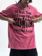 Men's Graphic What You Feel Half Sleeve T-Shirt - ꫀꪶꫀᧁꪖꪀᥴꫀ꠸ᠻꪗ~ 𝔈𝔪𝔟𝔯𝔞𝔠𝔢 𝔈𝔩𝔢𝔤𝔞𝔫𝔠𝔢