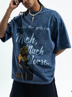 Men's Graphic Much More Worse Sleeve T-Shirt - ꫀꪶꫀᧁꪖꪀᥴꫀ꠸ᠻꪗ~ 𝔈𝔪𝔟𝔯𝔞𝔠𝔢 𝔈𝔩𝔢𝔤𝔞𝔫𝔠𝔢