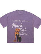 Men's Graphic Much More Worse Sleeve T-Shirt - ꫀꪶꫀᧁꪖꪀᥴꫀ꠸ᠻꪗ~ 𝔈𝔪𝔟𝔯𝔞𝔠𝔢 𝔈𝔩𝔢𝔤𝔞𝔫𝔠𝔢