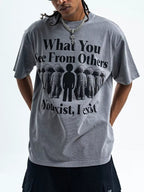 Men's Graphic What You Feel Half Sleeve T-Shirt - ꫀꪶꫀᧁꪖꪀᥴꫀ꠸ᠻꪗ~ 𝔈𝔪𝔟𝔯𝔞𝔠𝔢 𝔈𝔩𝔢𝔤𝔞𝔫𝔠𝔢