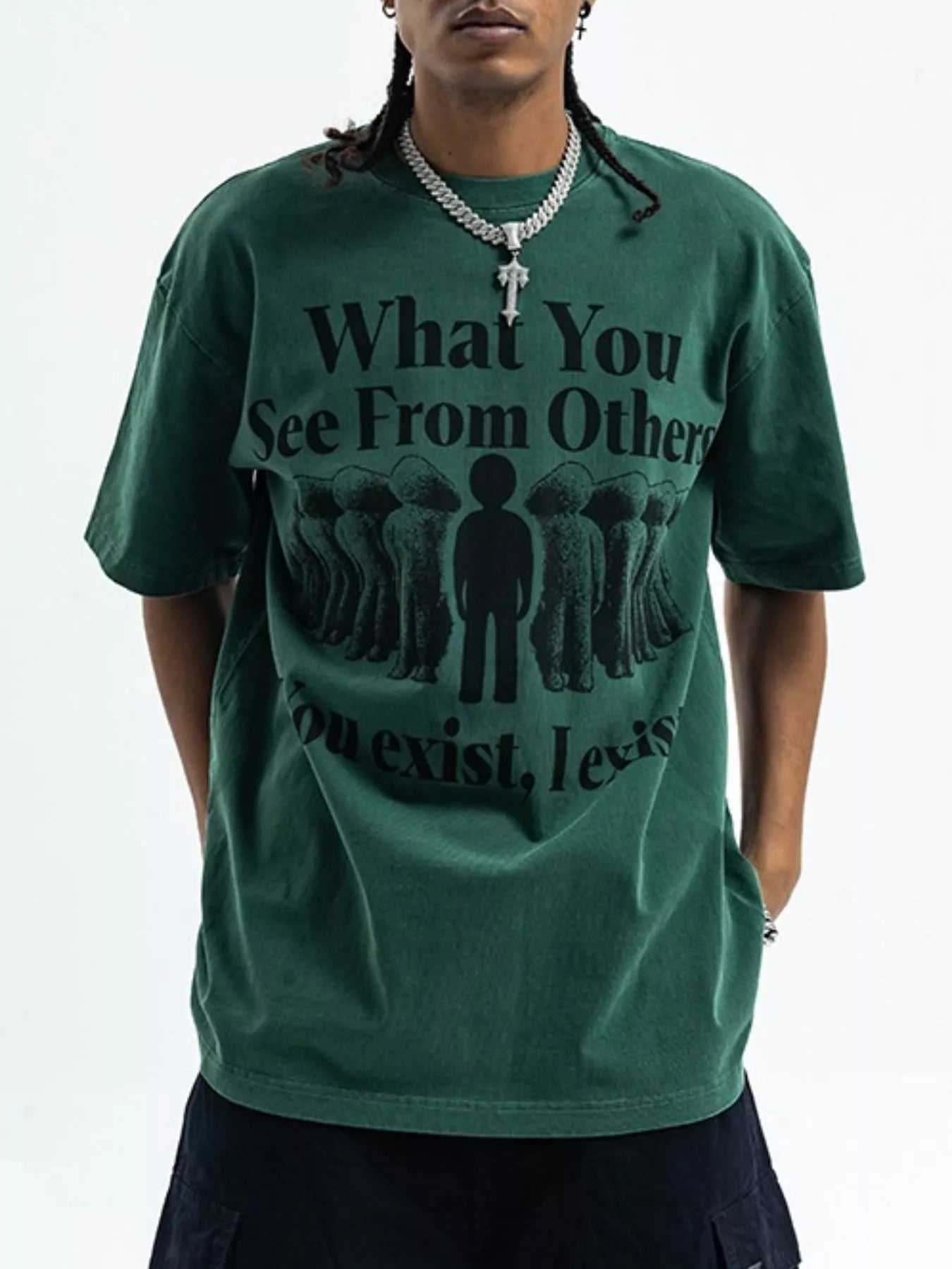 Men's Graphic What You Feel Half Sleeve T-Shirt - ꫀꪶꫀᧁꪖꪀᥴꫀ꠸ᠻꪗ~ 𝔈𝔪𝔟𝔯𝔞𝔠𝔢 𝔈𝔩𝔢𝔤𝔞𝔫𝔠𝔢