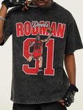 Men's Graphic Vintage Rodman T-Shirt - ꫀꪶꫀᧁꪖꪀᥴꫀ꠸ᠻꪗ~ 𝔈𝔪𝔟𝔯𝔞𝔠𝔢 𝔈𝔩𝔢𝔤𝔞𝔫𝔠𝔢