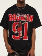 Men's Graphic Vintage Rodman T-Shirt - ꫀꪶꫀᧁꪖꪀᥴꫀ꠸ᠻꪗ~ 𝔈𝔪𝔟𝔯𝔞𝔠𝔢 𝔈𝔩𝔢𝔤𝔞𝔫𝔠𝔢