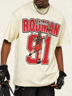Men's Graphic Vintage Rodman T-Shirt - ꫀꪶꫀᧁꪖꪀᥴꫀ꠸ᠻꪗ~ 𝔈𝔪𝔟𝔯𝔞𝔠𝔢 𝔈𝔩𝔢𝔤𝔞𝔫𝔠𝔢