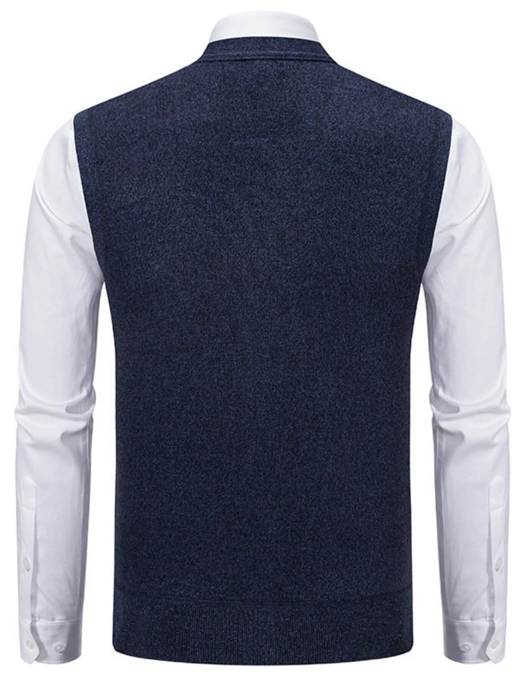 Men's Elegant Button-Down Sweater Vest - ꫀꪶꫀᧁꪖꪀᥴꫀ꠸ᠻꪗ~ 𝔈𝔪𝔟𝔯𝔞𝔠𝔢 𝔈𝔩𝔢𝔤𝔞𝔫𝔠𝔢