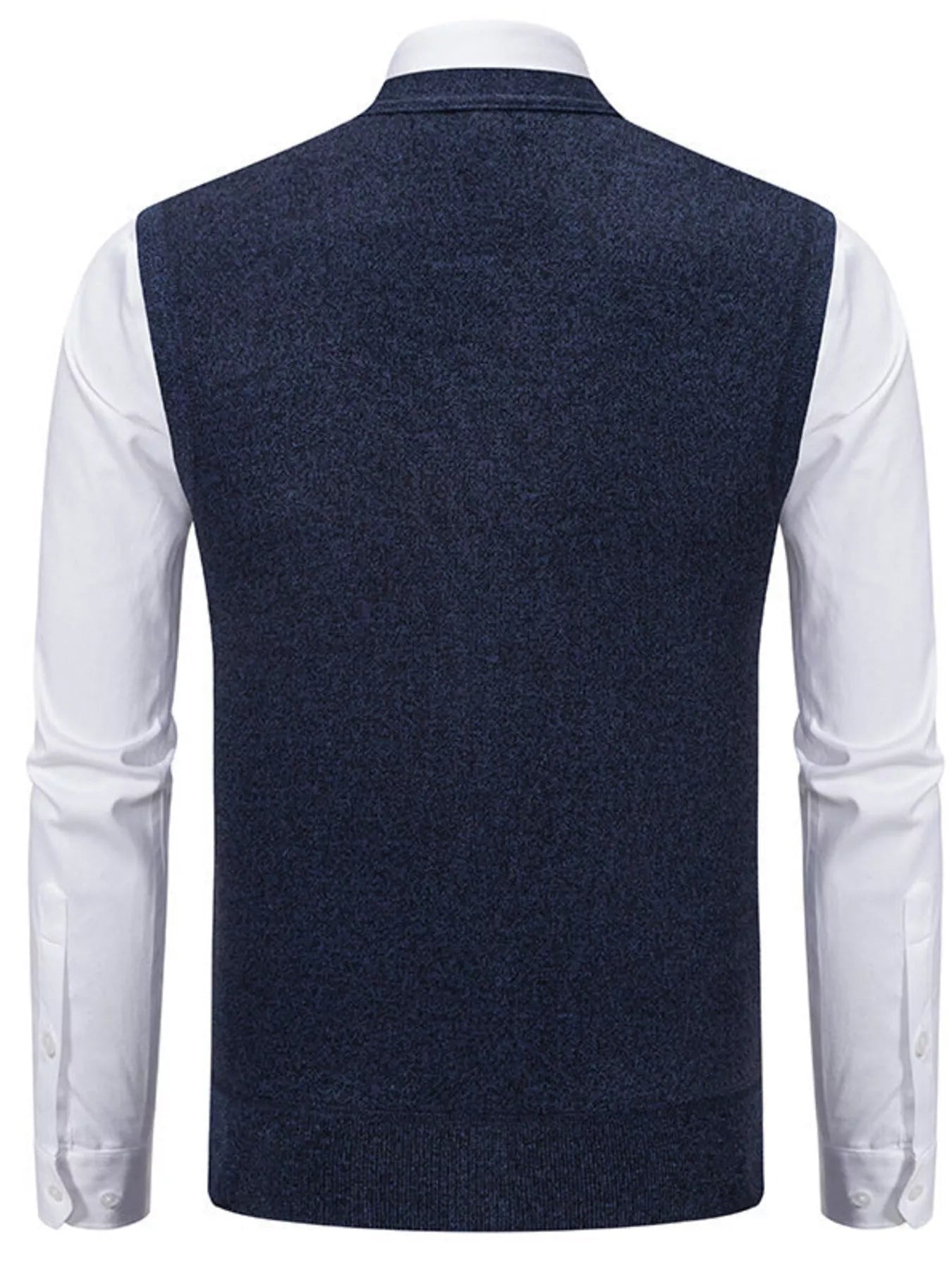 Men's Elegant Button-Down Sweater Vest - ꫀꪶꫀᧁꪖꪀᥴꫀ꠸ᠻꪗ~ 𝔈𝔪𝔟𝔯𝔞𝔠𝔢 𝔈𝔩𝔢𝔤𝔞𝔫𝔠𝔢